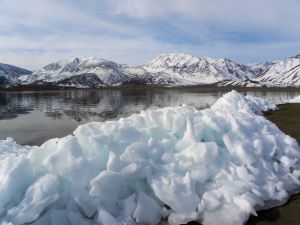 240 ice at Crowley Lake