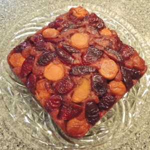 Apricot-Plum Upside-down Cake