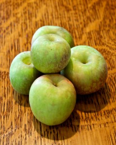 Fall is apple season too. This is the first of our Fuji apple crop.